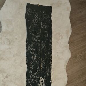 JLUXLABEL Black Lace Maxi Skirt